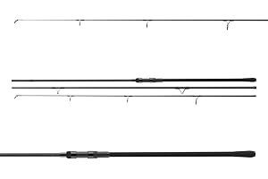 DAIWA Black Widow XT Carp 3,60m, 12 Pieds, 3,00lbs, 3 Brins, 50mm Anneau de Départ, Canne à Pêche, Canne à Carpe
