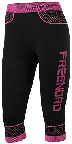 FITTECH ACTIVE Damen Thermoaktiv Laufhose Sporthose 3/4 Fitness Pilates Outdoor Radsport Running - 5