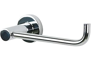 Spirella 17,5 x 6,5, grigio collezione Atlantic, dispenser di carta igienica, barra in metallo cromato