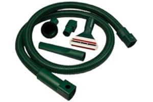 eVendix Juego de Manguera de succión, Manguera + Boquilla con Perfil de Cresta Adecuado para Vorwerk 118, 119, 120, 121, 122
