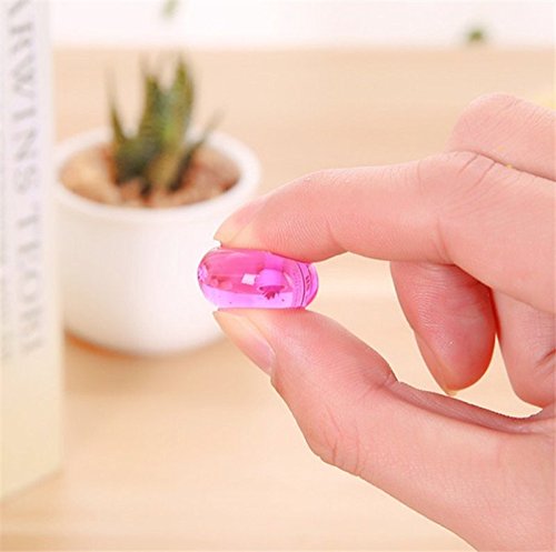 Cdet 10 Packs 1000 Tabletten Wasserperlen, Kristallkugeln wachsen magisch für sensorische Kinderspiele Spielen, Fuß Spa Pflanzen Dekorationen Kristall Schlamm - 5