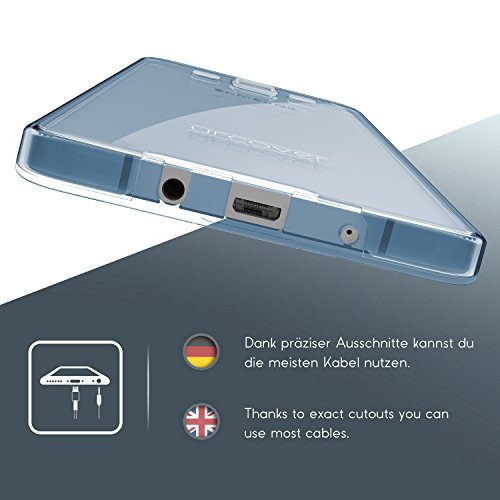 Urcover   Samsung Galaxy A5 2015   Funda Carcasa Protectora 360 Grados   TPU en Azul   Protecci  n Completa Case Cover Smartphone M  vil Accesorio