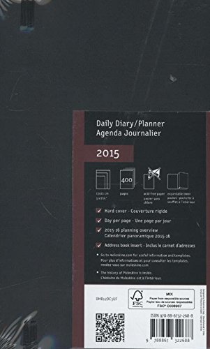 2015 Moleskine Large Daily Diary Hard