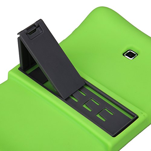 NEWSTYLE Samsung Galaxy Tab 4 7.0 Kinderfreundliche Silikon Hülle Schutzhülle Tasche Case für Samsung Tab 4 SM-T230 / T231 / T235 (7 Zoll) – Grün - 6