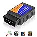 Produktbild Vegkey OBD2 Diagnosegerät, Kabellos Auto Wifi Diagnose Scanner OBDII Codeleser OBD2 Stecker Codeleser Prüfen Motor Fehlercodes Can Bus Interface Kompatibel mit iOS, Android & Windows für Autos