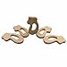 Produktbild Coskiss 5pcs Buche Aubergine Holz Beißring Anpassbare Baby Beißring Diy Kinderkrankheiten Halskette BPA Free Food Grade Beißring Anhänger (5pcs)