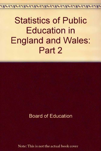 Statistics of Public Education in England and Wales