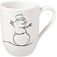 Villeroy & Boch - Statement Lines Mug Xmas, 280 ml, Premium Porcelain, White