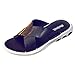 Produktbild Erwachsene Badelatschen Herren Badeschuhe Outdoor Schuhe Pantoletten Sommer Freizeitschuhe Hausschuhe Beach Zehentrenner Strandschuhe Erwachsene Hausschuhe Dusch Badelatschen LMMVP (44, Schwarz)
