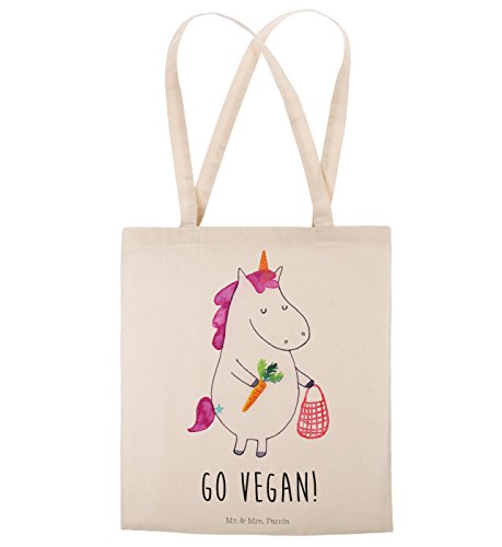 Mr. & Mrs. Panda Tragetasche Einhorn Vegan – 100% handmade in Norddeutschland – vegan, Gesund leben, Vegetariar, Rohkost, Gesund essen, Veganismus, Veganer Tragetasche, Tasche, Beutel, Jutetasche, Bag, Jutebeutel, Einkaufstasche, Motiv, Spruch, bedruckt, Druck vegan, Gesund leben, Vegetariar, Rohkost, Gesund essen, Veganismus, Veganer - 3