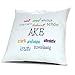 Produktbild Kopfkissen mit Namen Ake - Motiv Positive Eigenschaften, 40 cm, 100% Baumwolle, Kuschelkissen, Liebeskissen, Namenskissen, Geschenkidee, Deko