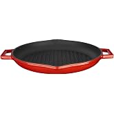 Lava D&ouml;k&uuml;m Yuvarlak Kızartma Tavası, Metal Kulplu, 30 cm, Kırmızı