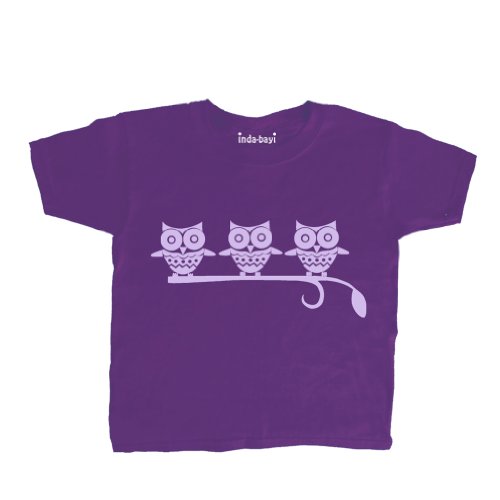 Inda-Bayi Baby-Toddler Heavy Cotton T Shirt - 3 owls