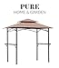 Produktbild Pure Home & Garden Luxus Grill Pavillon "Split" 240x150 cm, wasserabweisend mit stabilen Seitenablagen