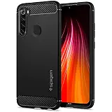 Spigen Rugged Armor Back Cover Case Designed for Xiaomi Redmi Note 8 - Matte Black