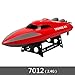 Produktbild Racing RC Boat SM7012 40KH / h 2.4G RC Boots-Hochge schwindigkeits-Yacht Racing Segeln Modell Spielzeug (EU Built-in Batterie) (Rot)