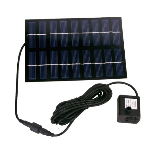 Solarpumpe Springbrunnen Pumpe Teichpumpe Solar Teich Pumpe Für Garten 220L/h - 2