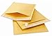 Price comparison product image 10 Small A6 Size Peel + Seal Gold Padded Bubble Envelopes - 115 x 195mm / 4.5 x 7.75" Postal Packing Mailing Shipping Postage Posting Self Seal Packaging Bags Mailers
