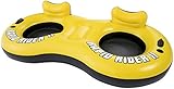 flotador doble adulto Con respaldo Bestway Rapid Rader - Flotador doble adulto con respaldo, 259 x 135 cm
