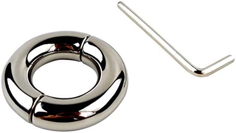 Stainless Steel Man Enhancer Ring Delay Time Tool - For Weight Lifting and Sports (45)