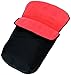 Universal Car Seat Footmuff to Fit All Car Seats - Red (Black / Red)