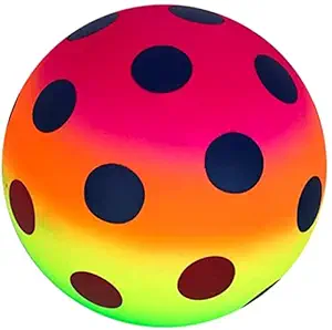 eSwaraa Beach Ball Swimming/Soccer/Soft Volleyball for Kids Game Rainbow Balls Kids Pool Party Toys Water Fun Play Indoor Outdoor (Including Ball with Pin) (Multicolor & Multi Design)