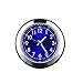 Produktbild Auto Uhr Auto Vent Parfüm Uhr Auto Armaturenbrett Kleine Runde Analog Quarzuhr Stick-On Uhr Auto Ornamente Zubehör (Blau)
