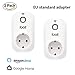 Produktbild Alexa Steckdose, ibell Wifi Wlan Steckdose, Mini Stecker / Schalter, Funktioniert mit Amazon Alexa, Steuern Ihr Gerät von überall - 2P