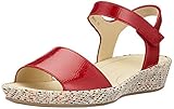 Flexible Laufsohle ARA Damen Capri 1228001 Plateausandalen, (Rot, Multi 12), 41 EU