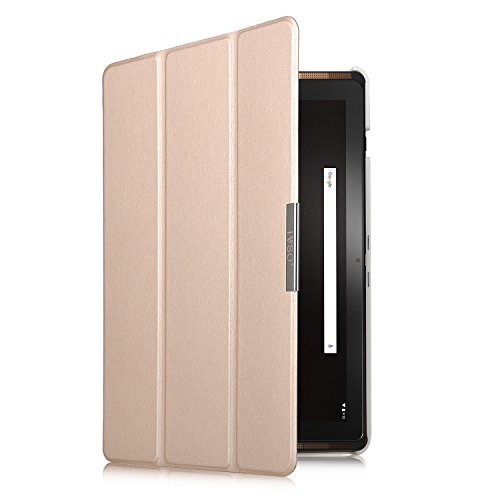 Acer Iconia Tab 10 A3-A40 hülle ,IVSO® Ultra Schlank Superleicht Ständer Slim Leder zubehör Schutzhülle für Acer Iconia Tab 10 A3-A40 Tablet PC Tablet-PC perfekt geeignet (Für Acer Iconia Tab 10 A3-A40, Golden) - 5