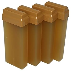 EpilWax Complete Hair Removal Waxing Kit - with 4 Honey Disposable Wax Roll-on Cartridges and Post-waxing Oil - Image 3