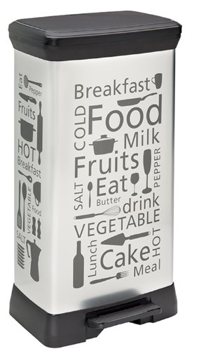 CURVER 205873 - Producto de almacenaje para la Cocina, 50L, Color Plateado