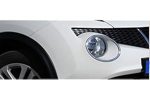 RECAMBO phil trade 1 kit Nissan Juke chromé anneaux de phare cadre en acier inoxydable