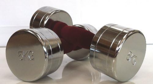 IQI Fitness Chrome Dumbbell set 2 x 2kg + 2 x 5kg Dumbbells