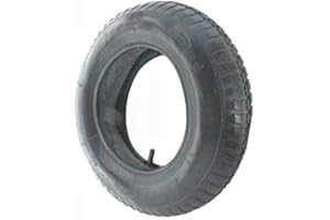 Masterpart Ride on Lawnmower & Wheelbarrow Tyre and Inner Tube Wheel Tyre 3.50-8, 35PSi