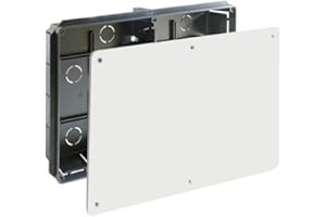 PRENDELUZ Caja de empalme y derivación empotrable con tapa y tornillos 60x200x300 mm termoplástico libre de halógeno