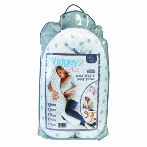 PHP Gift and Baby Ltd Widgey Plus Nursing Maternity Pillow (Silver Star)