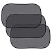 Homitt Static Cling Car Window Sun Shades– 3 Pack Black RS.2146.00
