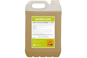 INDUQUIM Limpiaplanchas Desengrasante PROFESIONAL Extra para Cocinas, Formato 5 Litros, quitar y eliminar la grasa sin esfuerzo, LIMPIAPLANCHAS ESPECIAL EN HOSTELERÍA , MASSCLEAN E-240 Producto alcalino