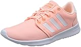orangefarbene schuhe Textile / Synthetic adidas Damen Cloudfoam QT Racer Gymnastikschuhe, Pink (Haze Coral S17/Ftwr White/Hi-Res Orange S18), 38 2/3 EU