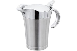 Kabalo Stainless Steel Gravy Boat Large Double Insulated Sauce Serving Jug Pourer 500ml