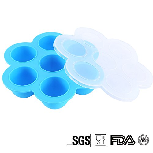 JER Silicone Moules à oeuf Dispositif Ustensiles de Cuisine pour pot instantané 5,6,8 qt Contenants de stockag