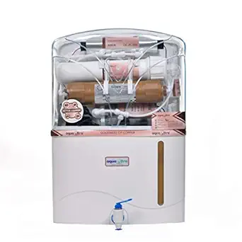 AQUAULTRA A7 14 stage Purification 14 Liter RO + UV + UF + Active copper + TDS Control Water Purifier with Intelligent Disinfection UV LED in Tank Filter For Home Office