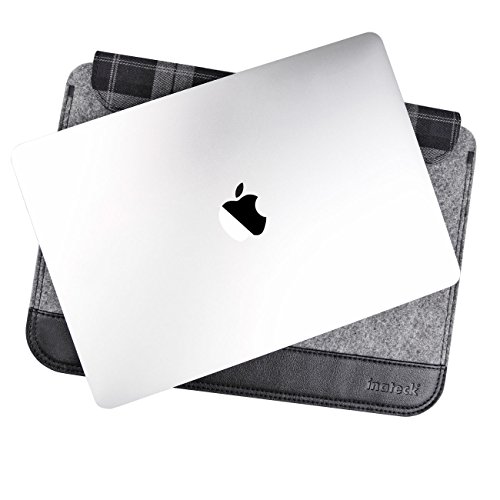 Inateck 13 3 Zoll Macbook Air Pro Retina Sleeve H  lle Ultrabook Laptop Tasche Speziell f  r 13 3  Apple Macbook Pro Retina und Macbook Air  Grau
