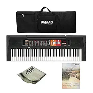 Yamaha PSR-F51 61-Keys Portable Keyboard With Keyboard Gig bag, Polishing Cloth & 3 years official warranty from Yamaha