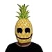 Produktbild QHJ Halloween Kostüm Party Maske Latex Ananas Gesicht Obst Kopf Maske Kostüm Requisiten Halloween Maske Helloween Kostüm Party (D)