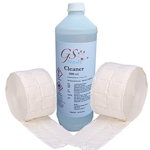 1 L GS-Nails Cleaner + 1000 Zelletten von Lohmann und Rauscher CLEANSER