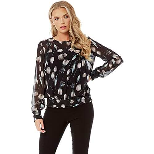 Amazon.co.uk ladies bubble hem tops