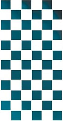 Checkered - Trendy Eyes Airbrush Stencil by Dinair