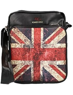 Umgehängt Mann ROMEO GIGLI Schwarz Tasche Mehrfach VF145